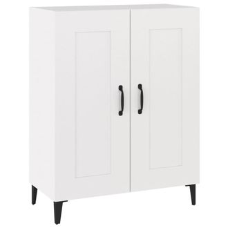 vidaXL Aparador De Madera Contrachapada Blanco 69,5x34x90 Cm Vidaxl