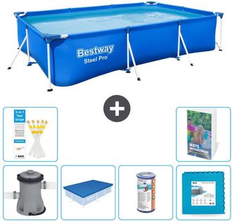 Bestway Piscina Bestway Steel Pro Rectangular - 300x201x66 Cm - 7-piezas S254