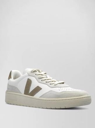 Veja leather v-90 lace-up sneakers