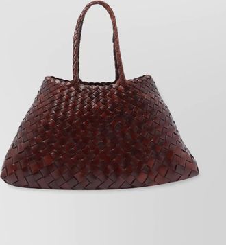 Dragon Diffusion santa croce small leather shoulder bag