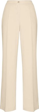 Elena Miro Pantalone - Dames - Wijde Broeken - Beige - 2XL - Broeken