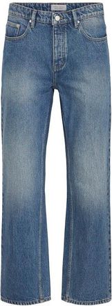 Casual Friday Jeans, Heren, Blauw, W31 L34, Wijde Straight Jeans