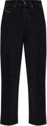Diesel 1981 D-Went Jeans - Dames - Cropped Jeans - Zwart - W30 L32 - Katoen - Jeans
