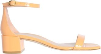 Stuart Weitzman Yellow Open Toe Sandals
