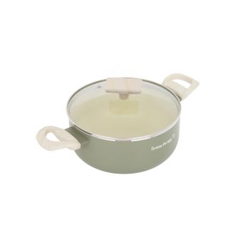 KASANOVA Casseruola 22 cm avocado Cooking Therapy con coperchio
