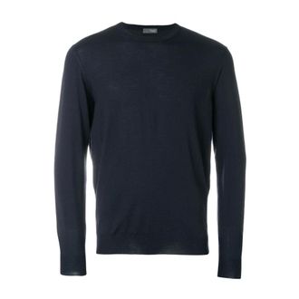 Drumohr Hombre, Jerseys, Azul, Talla: L