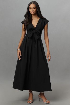 Hunter Bell Calista Bow Midi Dress
