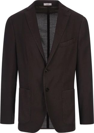 Boglioli Grijze Wollen Jassen voor Mannen - Heren - Blazers - Grijs - 3XL - Wol - Jassen