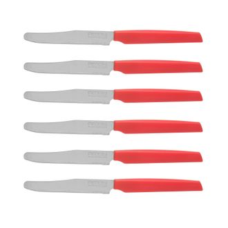 Pedrini Set 6 coltelli rosso Active