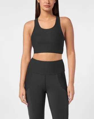Plein Sport Sport Top Women in Black at Nordstrom, Size Xx-Large