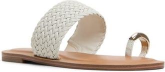 Aldo Beachwalk Slide Sandal in White/Bone at Nordstrom, Size 6.5