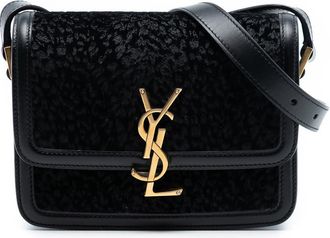 Saint Laurent Pre-owned Saint Laurent Small Velvet Solferino Satchel In Box PLY634306A.0622