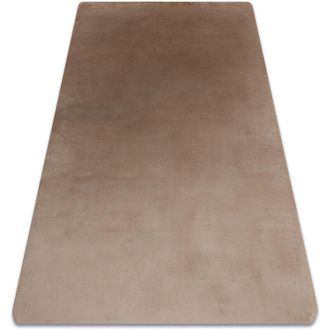 RugsX Rugsx - Alfombra De Lavado Moderna Posh Shaggy, Felpa, Gruesa Antideslizante, Camello Beige Beige 160x220 Cm