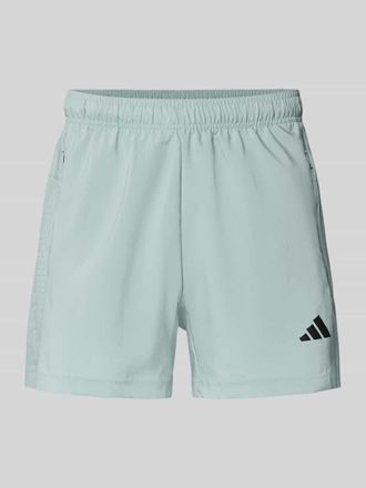 adidas Regular Fit Shorts mit Logo-Print in Mint, Gr&ouml;&szlig;e XXL