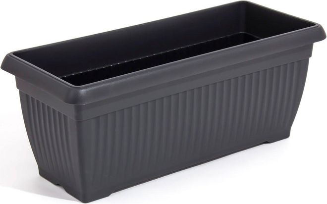 Prosperplast Riesiger Balkonkasten Blumenkasten 60 x 24 cm 18 Liter  Blumentopf anthrazit ab 17,98  - auf Stylight