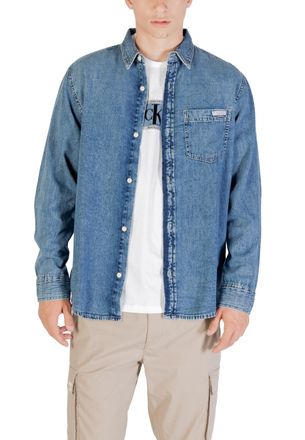 Calvin Klein Jeans Denim Overhemd met Knopen