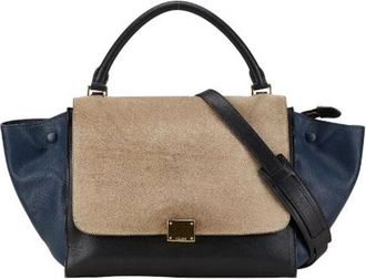 Celine Pre-owned Handbags, female, Multicolor, Size: ONE SIZE Pre-owned Trapeze Medium 2way Bag