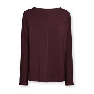 Elena Miro Tops, Dames, Rood, 3Xl, Polyester, Modal Blend Scuba Sweatshirt
