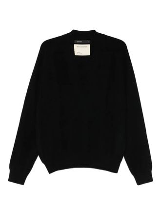 Frenckenberger V-neck sweater - women - Fabric - S - Black
