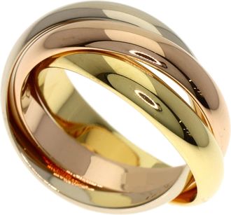 Cartier Trinity Yellow Gold (18K) Pink Gold (18K) White Gold (18K) Band Ring (Pre-Owned)