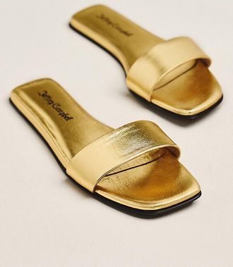 Jeffrey Campbell Vellum-2 Slide Sandals