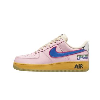 Nike Fitness, Heren, Roze, 46 EU, Air Force 1 Low 07 Feel Free, Lets Talk