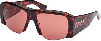 GCDS GD0054 54S Mens Sunglasses Tortoiseshell Size 57