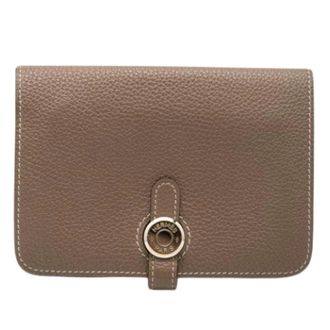 Herm&egrave;s Pre-owned Wallets, female, Brown, Size: ONE SIZE Pre-owned Dogon Wallet