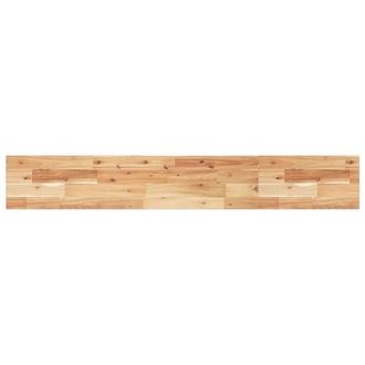Berkfield Home Table Top Rectangular 120x20x2 cm Solid Wood Acacia in Brown | Size: 120 x 20 x 2 cm