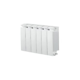 Global Klass 350, 510w Calentador Central De Aluminio Fundido Blanco De 6 Elementos
