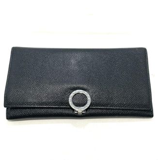 Bulgari Black Long Wallet (Bi-Fold) (Pre-Owned)