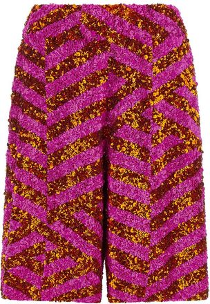 Dries Van Noten Multicolor Pomy Bis Bermuda Shorts