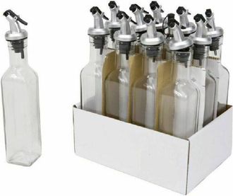 Trade Shop Trade Shop - Set De 12 Piezas Botellas Oil Vinagre John John John Unil A Oil 250 Ml Cocina 194788