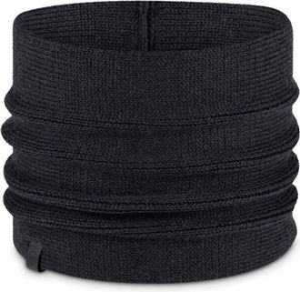 Buff Knitted Neckwarmer Merix Halstuch - Unisex | schwarz