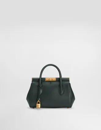 Dolce & Gabbana Marlene Day Mini Bag In Palmellato Calfskin - Woman Green Onesize