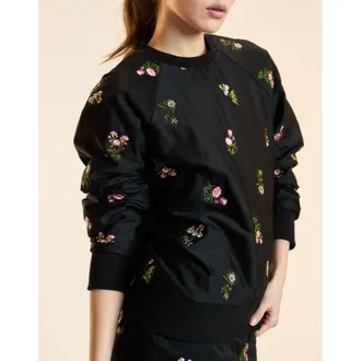 Cynthia Rowley Embroidered Pullover
