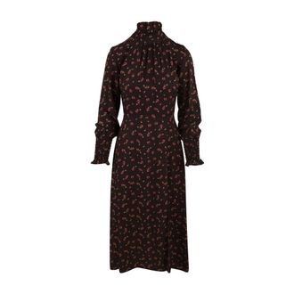 Mar De Margaritas Scarlett Turtleneck Midi Jurk - Dames - Casual kleedjes - Veelkleurig - M - Polyester - Kleedjes