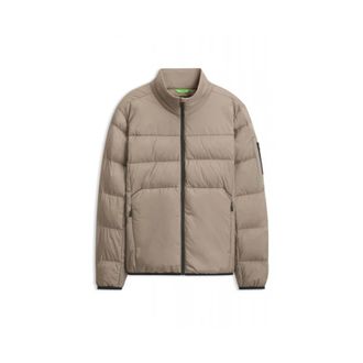 HUGO BOSS Urbanex Padded Jacket - Heren - Winterjassen - Beige - M - Polyester - Jassen