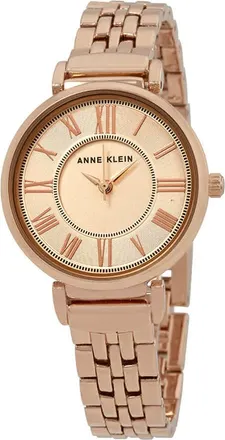 Anne Klein Quartz Rose Gold Dial Ladies Watch AK-2158RGRG