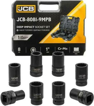JCB Jcb Accesorios De Impacto D&iacute;a.kpl. 8el. 1 12-puntas. (22-41mm)