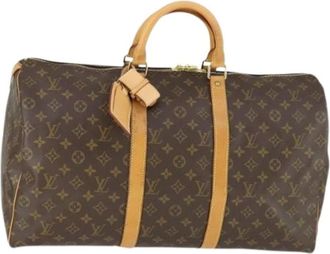 Louis Vuitton Pre-owned Weekend Bags, female, Brown, Size: ONE SIZE Pre-owned Boston Bag