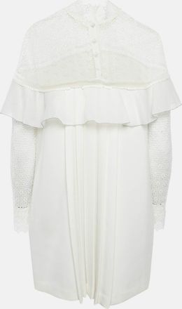 Self Portrait Lace Trim Jersey Short