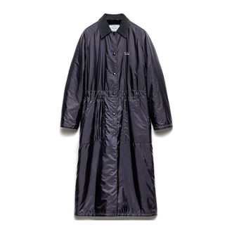Prada Parkas, female, Blue, Size: 2XS Cappotto