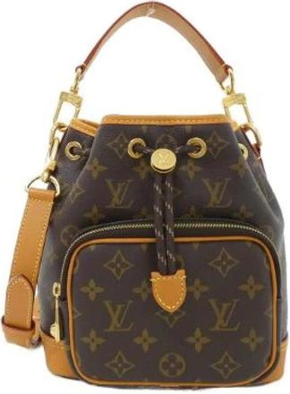 Louis Vuitton Pre-owned Noe Cargo Monogram Bolso de Hombro - Pre-owned - Mujer - Marr&oacute;n - ONE SIZE