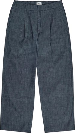 Nn.07 Kay Pleated Cotton Trousers - Grey - 34 (W34 / L)