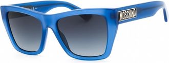 Moschino Ladies Blue Cat Eye Sunglasses MOS181S