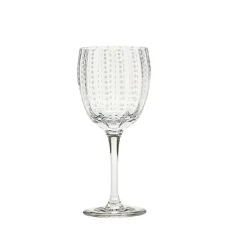 Zafferano Zafferano Calice In Vetro Soffiato Serie Perle Trasparente Set Da 2 Pezzi - Design Elegante E Artigianale Per La Tua Tavola Raffinata