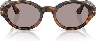 Persol Loris 53mm Oval Sunglasses in Madreterra/violet at Nordstrom