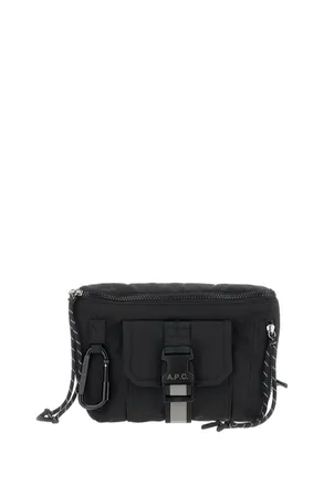 A.P.C. Belt Bag In Durable Technical Ripstop Fabric With Adjustable Belt