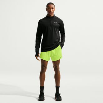 Nike Mens Stride Aero-FIT 5 Brief-Lined Running Shorts in Yellow | IM5132-702
